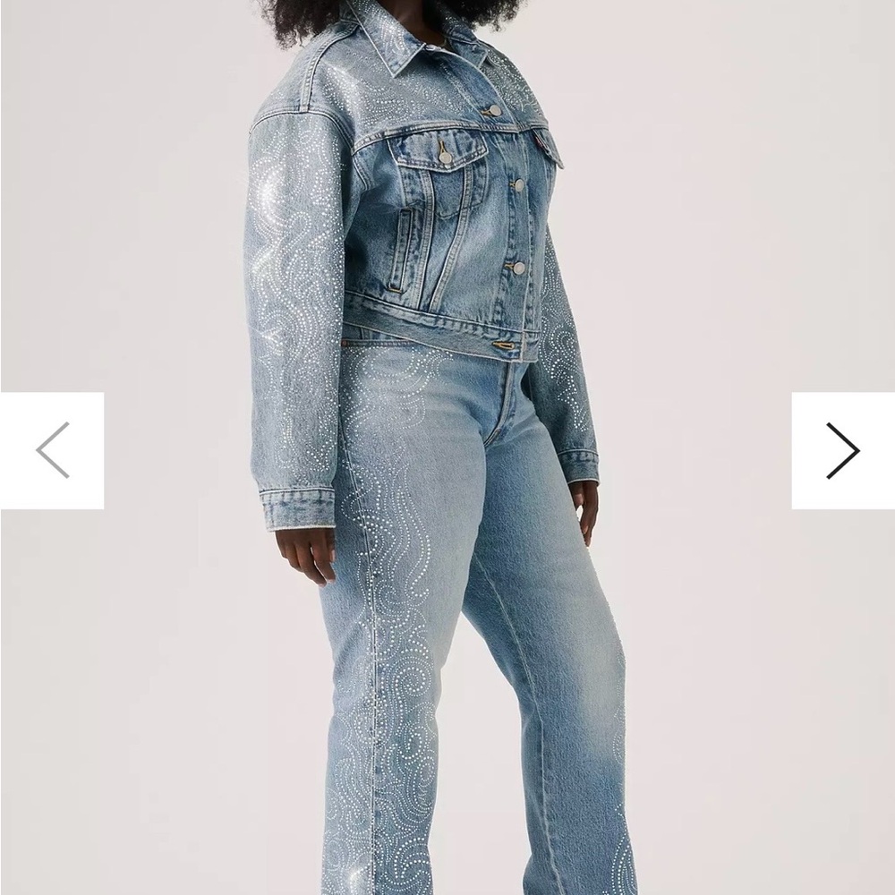 Beyonce Levi's 501 Curve High Rise Straight Leg Jean